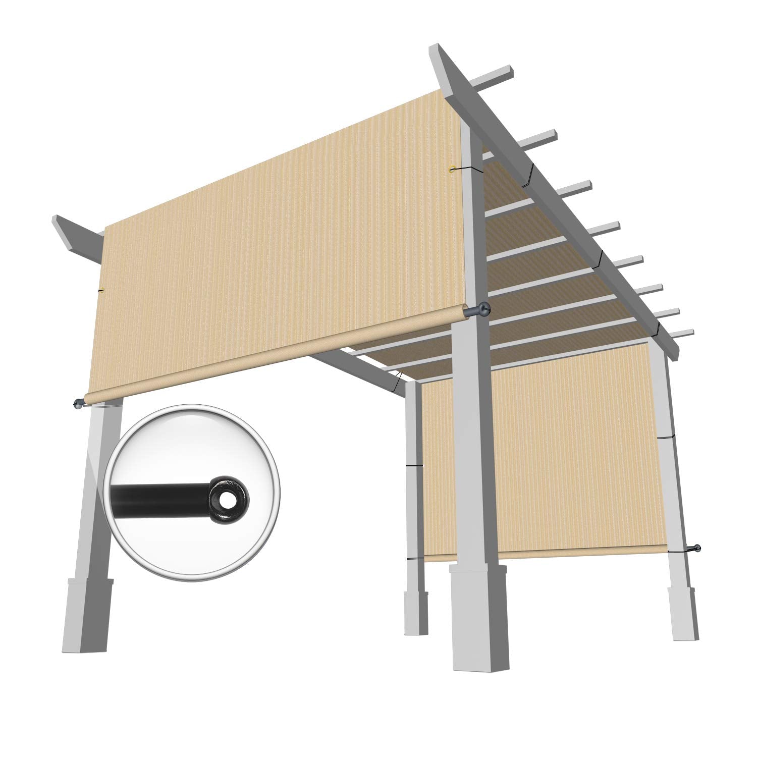 Devitt QuantumPulse Pergola Replacement Canopy Cover styled product scene