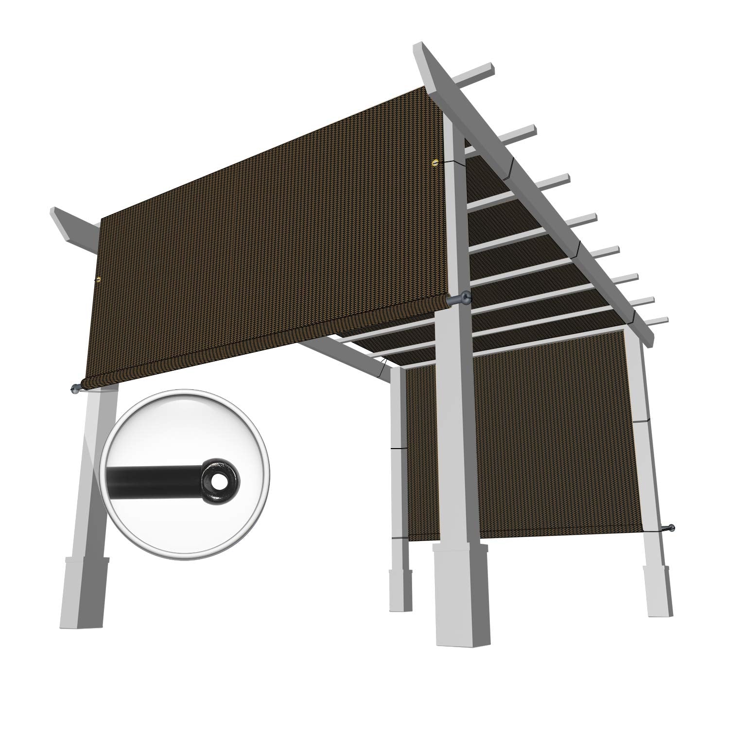 Devitt QuantumPulse Pergola Replacement Canopy Cover material detail photo